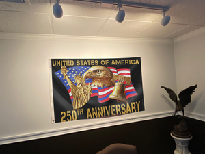 United States of America 250th Anniversary Flag