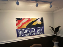 Load image into Gallery viewer, Memorial Day Remember and Honor Flag