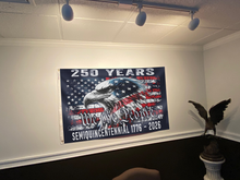 Load image into Gallery viewer, 1776 - 2026 Patriotic Eagle Freedom Flag