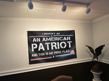 Load image into Gallery viewer, I Identify As An American Patriot Flag