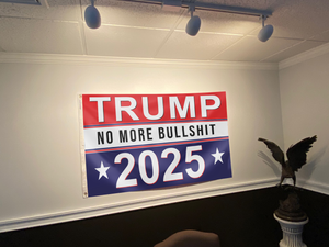 Trump No More Bullsh*t 2025 Flag
