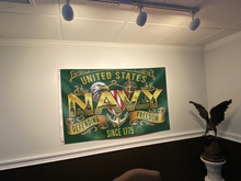 Load image into Gallery viewer, Defending Freedom US Navy Flag