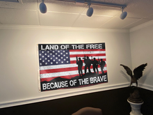 Load image into Gallery viewer, Land Of The Free USA Flag