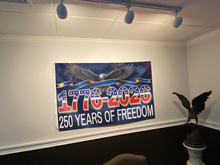 Load image into Gallery viewer, 250 Years of Freedom Eagle Celebration Flag