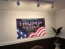 Load image into Gallery viewer, Take America Back Trump 2024 USA Flag