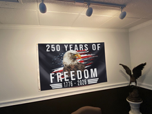 Load image into Gallery viewer, American Eagle 250 Years of Freedom Flag