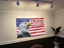 Load image into Gallery viewer, TRUMP 2024 Take America Back Eagle Flag