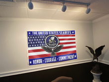 Load image into Gallery viewer, USA Seabees Eagle Flag