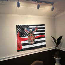 Load image into Gallery viewer, American Fire Fighter Courage and Honor Flag