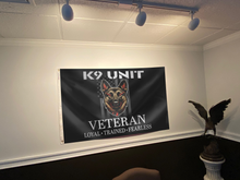 Load image into Gallery viewer, K9 Unit Veteran Flag
