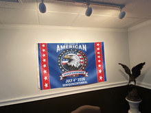 Load image into Gallery viewer, 250 Years of American Independence Eagle Flag