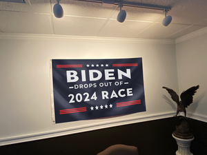 Biden Drops Out Of 2024 Race Flag