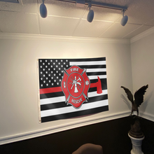 Load image into Gallery viewer, American Fire Rescue Pride Flag
