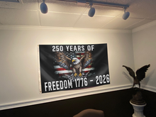 Load image into Gallery viewer, 250 Years of Freedom USA Black Flag