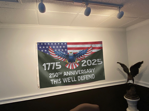 Army 250th Anniversary 1775 - 2025 Flag