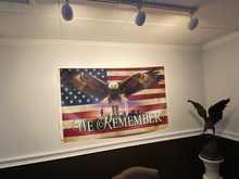 Load image into Gallery viewer, USA Eagle We Remember Flag