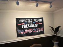 Load image into Gallery viewer, Convicted Felon For President Flag