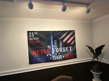 Load image into Gallery viewer, 25th Anniversary We Will Never Forget Flag