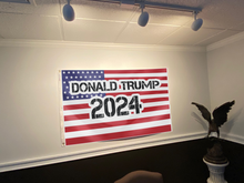 Load image into Gallery viewer, Donald Trump 2024 USA Flag