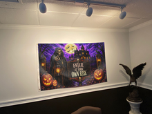 Load image into Gallery viewer, Enter at Your Own Risk Halloween Flag