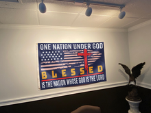 Load image into Gallery viewer, Blessed is the Nation Flag