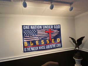 Blessed is the Nation Flag