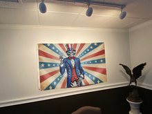 Load image into Gallery viewer, Uncle Sam Skeleton Flag
