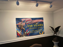 Load image into Gallery viewer, 250 Years of Freedom Our Story Our Strength Flag
