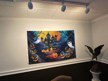 Load image into Gallery viewer, Scary Halloween Pumpkin Flag