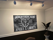 Load image into Gallery viewer, American Federal Agent Flag