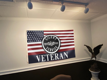 Load image into Gallery viewer, Silent Service Veteran Curve Flag
