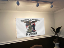 Load image into Gallery viewer, This House Is Protected by a Veteran Flag