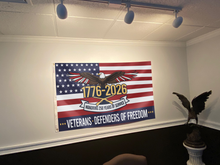Load image into Gallery viewer, Veterans Defenders of Freedom Flag
