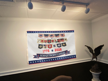Load image into Gallery viewer, Happy America 250 Semiquincentennial Flag