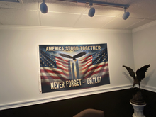 Load image into Gallery viewer, America Stood Together - Never Forget Flag