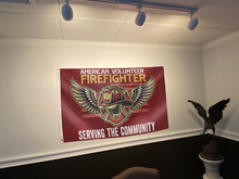 Load image into Gallery viewer, American Volunteer Firefighter Flag