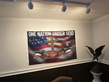 Load image into Gallery viewer, One Nation Under God Eagle Flag