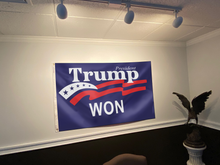 Load image into Gallery viewer, President Trump Won Flag