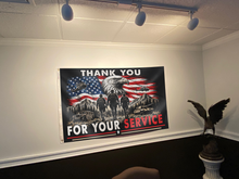 Load image into Gallery viewer, Thank you for Your Service USA Flag