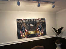 Load image into Gallery viewer, Freedom Since 1776 Eagle Flag