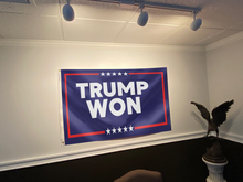 Load image into Gallery viewer, TRUMP WON Flag