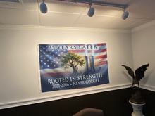 Load image into Gallery viewer, 25 Years Later - Rooted in Strength Flag