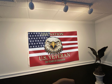 Load image into Gallery viewer, One Nation U.S. Veteran Flag