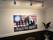 Load image into Gallery viewer, In GOD We Trust Eagle Flag