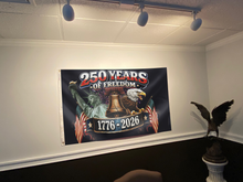 Load image into Gallery viewer, 250 Years of Freedom Commemorative Flag