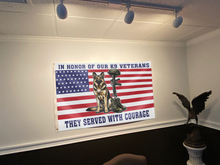Load image into Gallery viewer, In Honor of Our K9 Veterans Flag