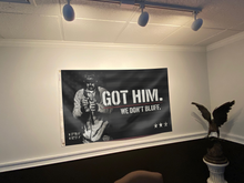 Load image into Gallery viewer, Got Him. We Don’t Bluff – Tactical Statement Flag
