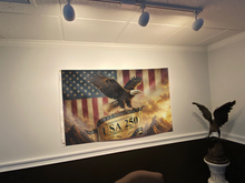 Load image into Gallery viewer, Eagle 250 Old USA Flag