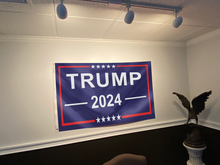 Load image into Gallery viewer, Trump 2024 Blue Flag