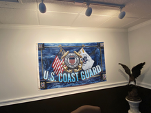 Load image into Gallery viewer, U.S. Coast Guard Blue Water Flag